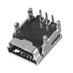 MINI USB 5P/F 90&deg; 四脚