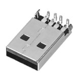USB A公90&deg;沉板式