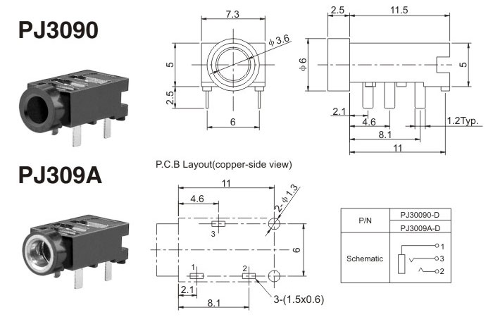 PJ3090/PJ309A(图1)