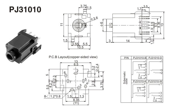 PJ31010(图1)