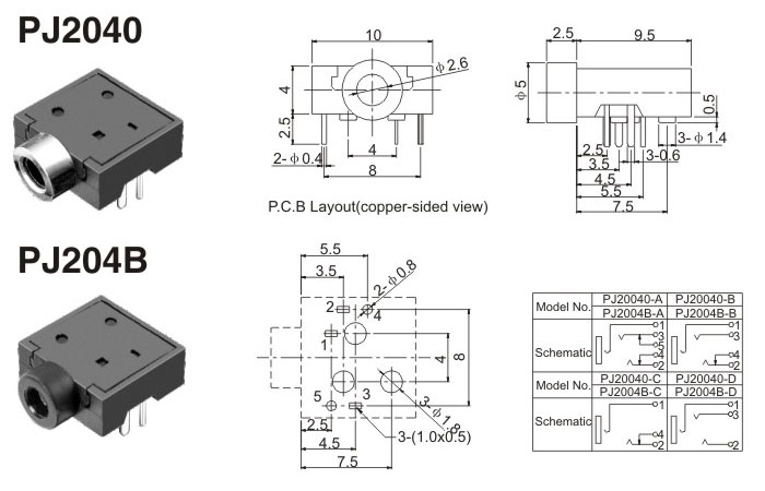 PJ2040/ PJ204B(图1)