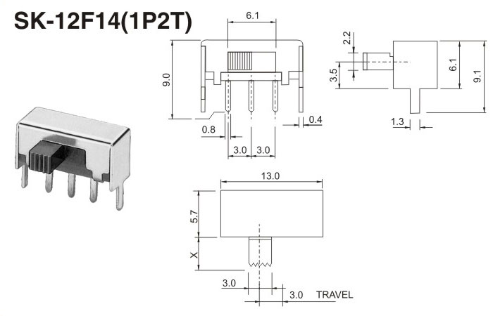 SK-12F14(1P2T)
