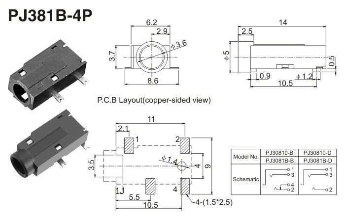 PJ381B-4P