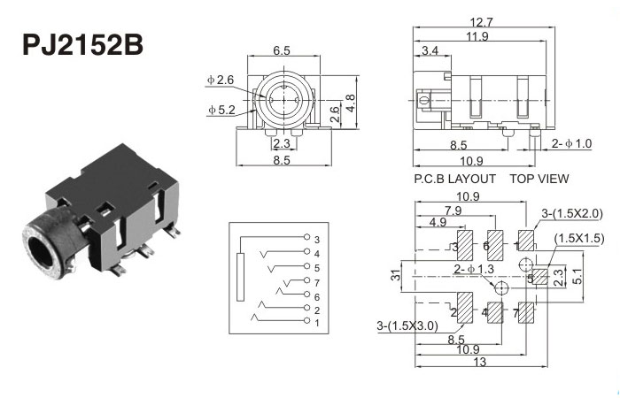 PJ2152B(图1)