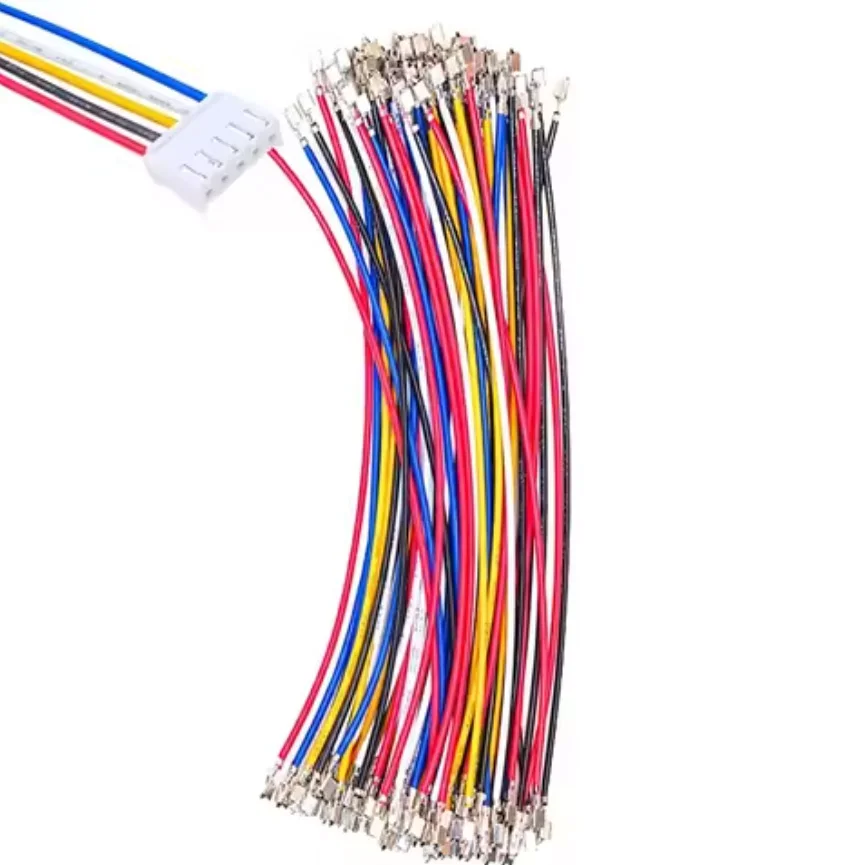 Cable furnace with spacing of 3.96 mm, PVC insulation, VH3.96,7 cores, copper-plated conductor, length of 100 mm.
