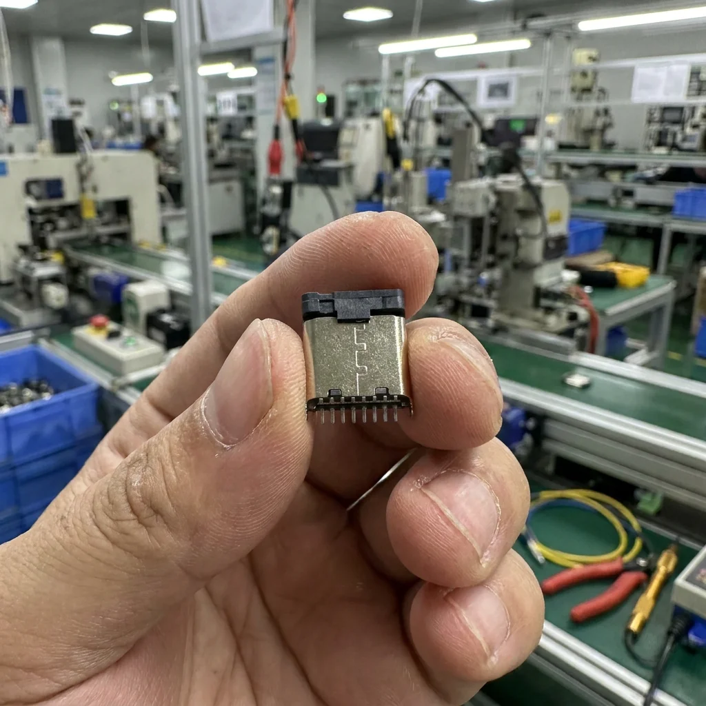 Universal USB Type-C 16-pin Splint plug from China manufacturer.