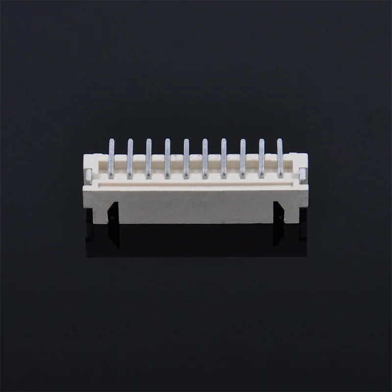 High-performance 1.5 mm SMT slot, horizontal slot, four-wire connector for SMD assembly and printing board.
