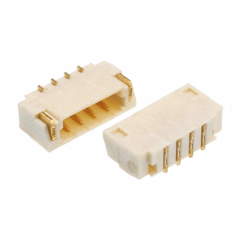 DIN 3711K horizontal SMT connector with nylon 4-pin connector 6P, 1.0mm, used for printing board.