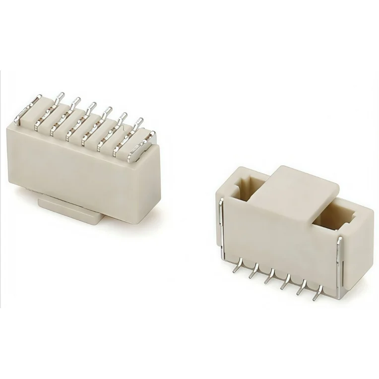 DIN 3711K horizontal SMT connector with nylon 4-pin connector 6P, 1.0mm, used for printing board.