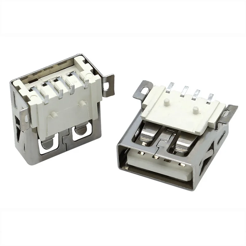 Standard USB right-angle socket 4P contact 1 port