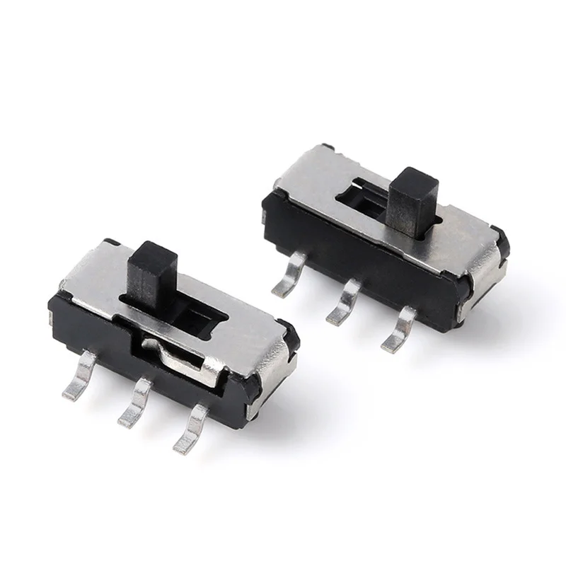 MSK-23D19 G4 SPDT Bipolar Three-way Mini Switch 8 Contact Horizontal Unit Panel 2P3T Switch MSH-23N02S