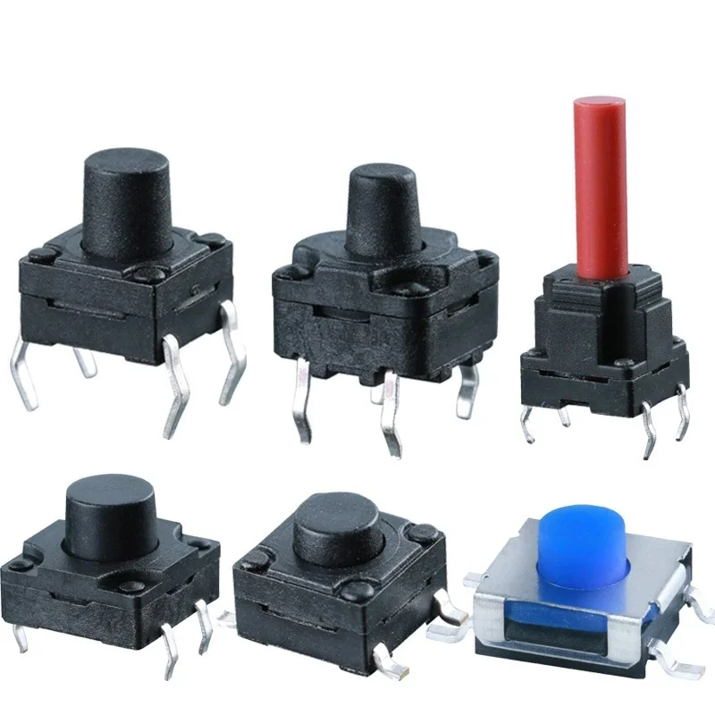 The durable purple touch switch TCF-062 IP67 is waterproof and can be installed through the hole.