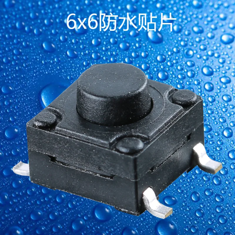 The durable purple touch switch TCF-062 IP67 is waterproof and can be installed through the hole.