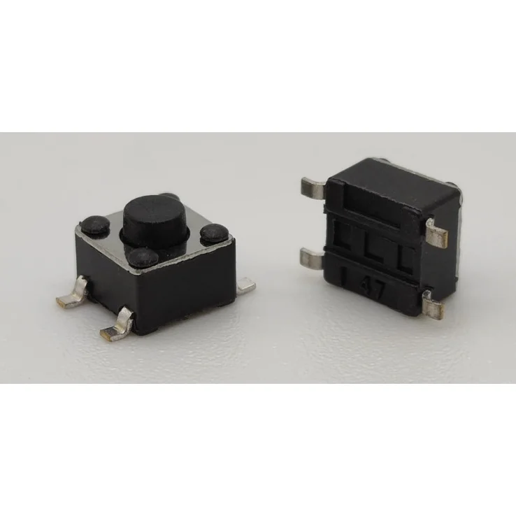 SMT 12V temperature-resistant timing switch, 4-pin button switch, durable (product category)