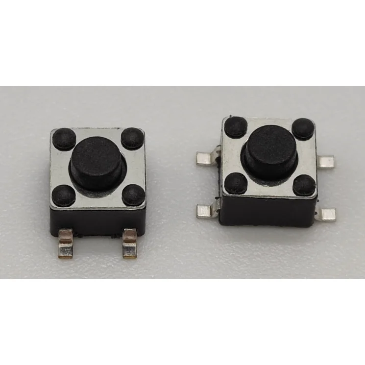 SMT 12V temperature-resistant timing switch, 4-pin button switch, durable (product category)