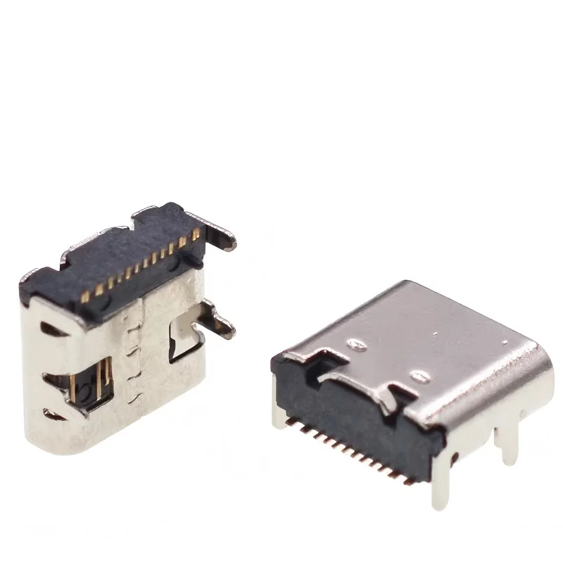 USB 3.1 Type-C 16-pin horizontal socket SMT mount USB connector for fast charging