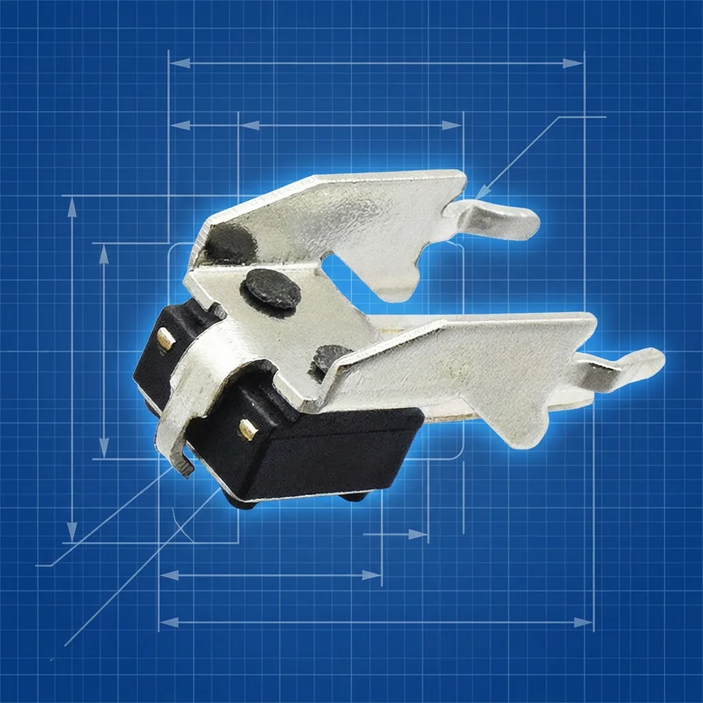 SMT 6x6x5 miniature timing button, used for bottom fixing and reset button.