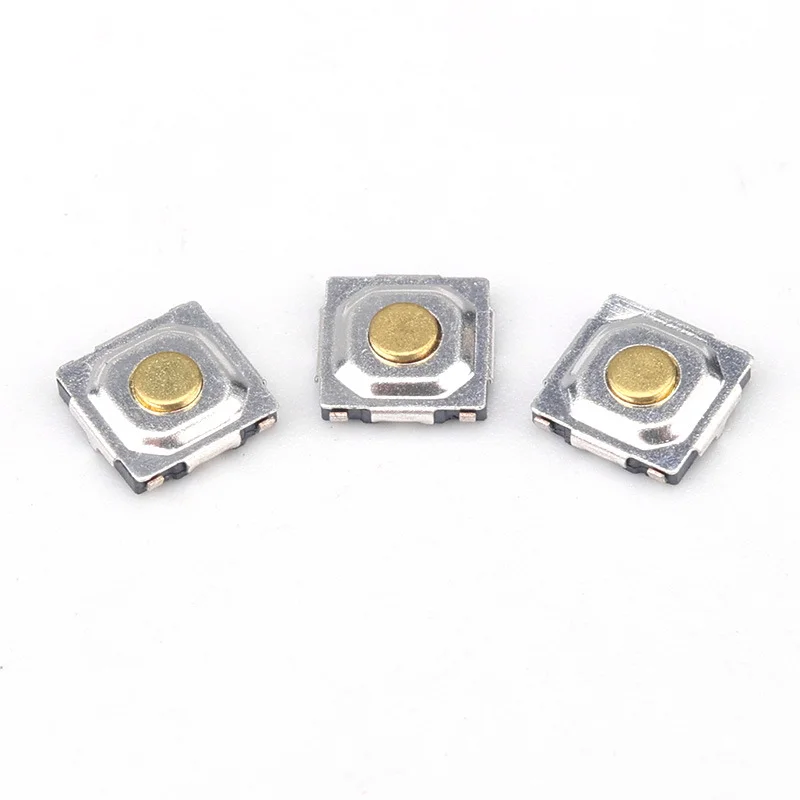 SMT 12V switch button, 4 contacts, heat resistance, instant operation, suitable for various applications, with different specifications.