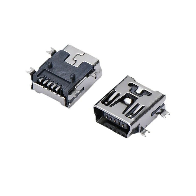 USB Type B DIP connector, printed circuit board metal plate, high quality, product category, USB connector.
