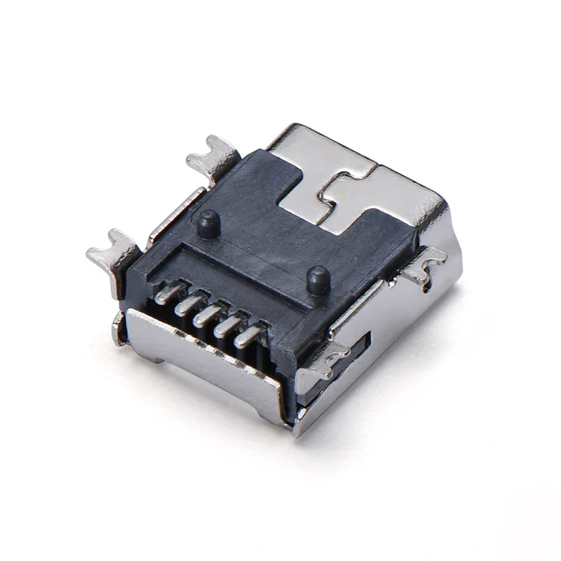 USB Type B DIP connector, printed circuit board metal plate, high quality, product category, USB connector.