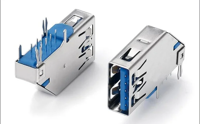 USB 2.0 Type A, 4-pin horizontal SMT, high-quality products, category: USB connector.