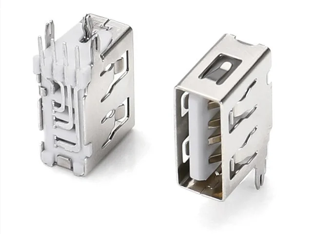 USB 2.0 Type A, 4-pin horizontal SMT, high-quality products, category: USB connector.