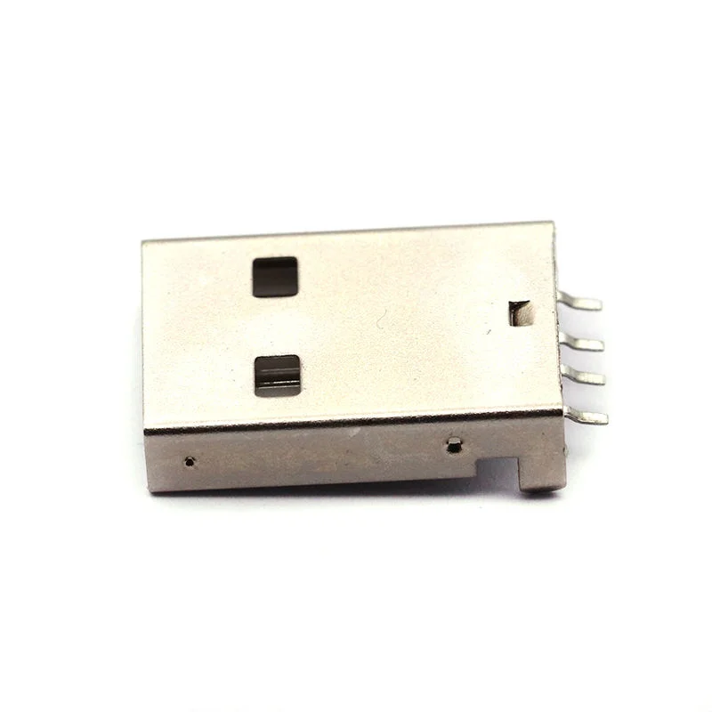 USB 2.0 plug type USB PCB 180 degree SMT USB plug 4 pin SMD