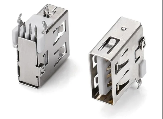 USB 2.0 professional connector for printed boards, high-quality electronic components.