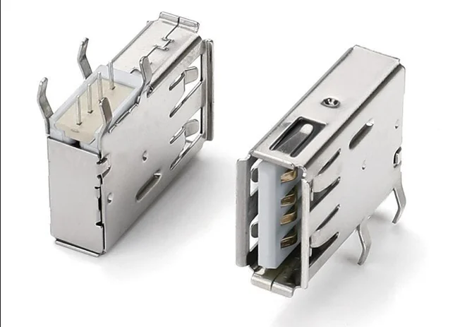 USB 2.0 professional connector for printed boards, high-quality electronic components.