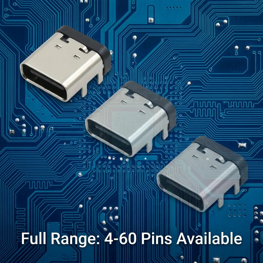 Complete purchasing solution: customizable USB interface, USB Type-C interface suitable for printing board and USB Type-C interface suitable for charging.