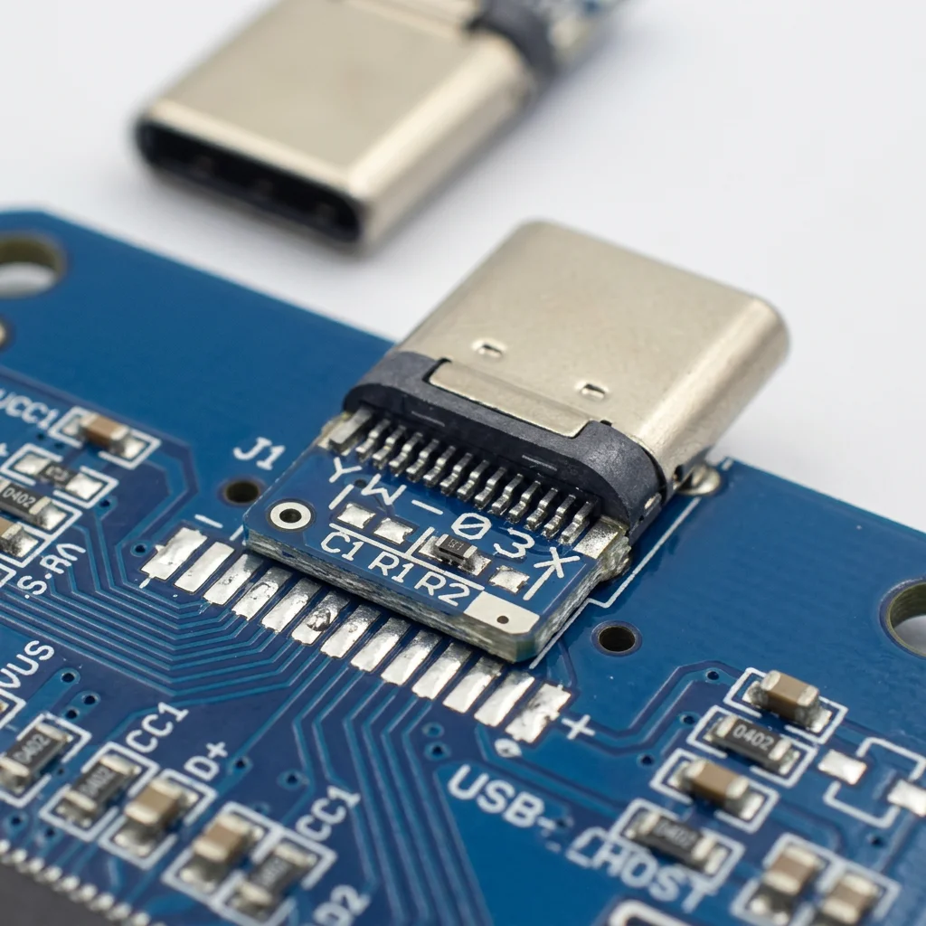 Universal USB Type-C 16 pin connector from China manufacturer, compatible with 5G smart phone.