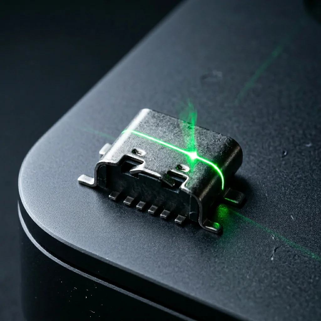 Type-C 6 pin SMT SMD connector, slot, stainless steel shell, USB 3.0 C fast charging port, compatible with 5G smart phone.