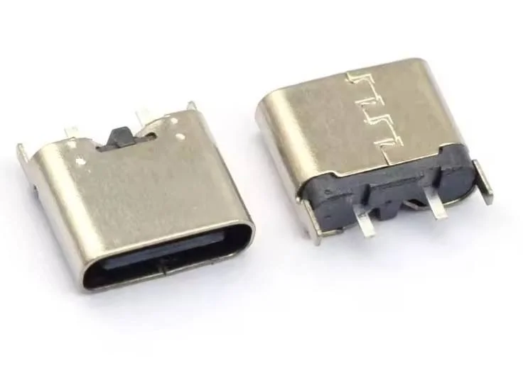High-quality USB charger connector: USB Type-C vertical SMT connector with 16 DIP contacts, which can be mounted on printed circuit board and delivered directly from the factory.