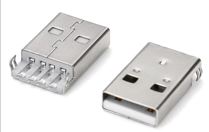 USB 3.0 slot, 180 degrees, 9 pins, 15.0mm, DIP/SMT, flat USB 3.0 slot.