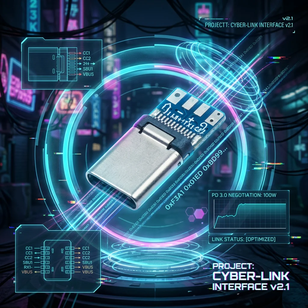 High-performance machine tool for producing mobile cables with USB Type-C multicolor connectors.