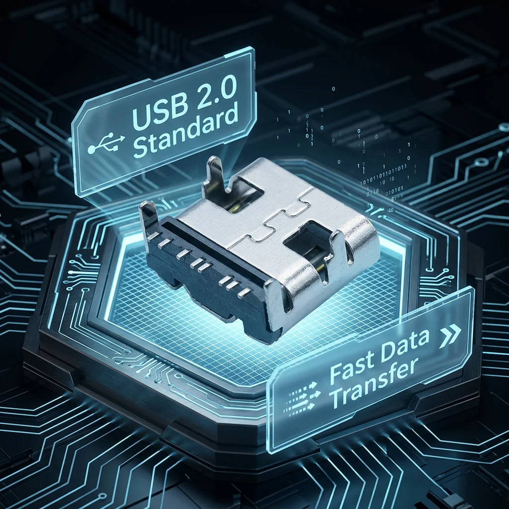 8-pin USB Type-C (fuel) plug, used to replace the Type-C charging port plug.