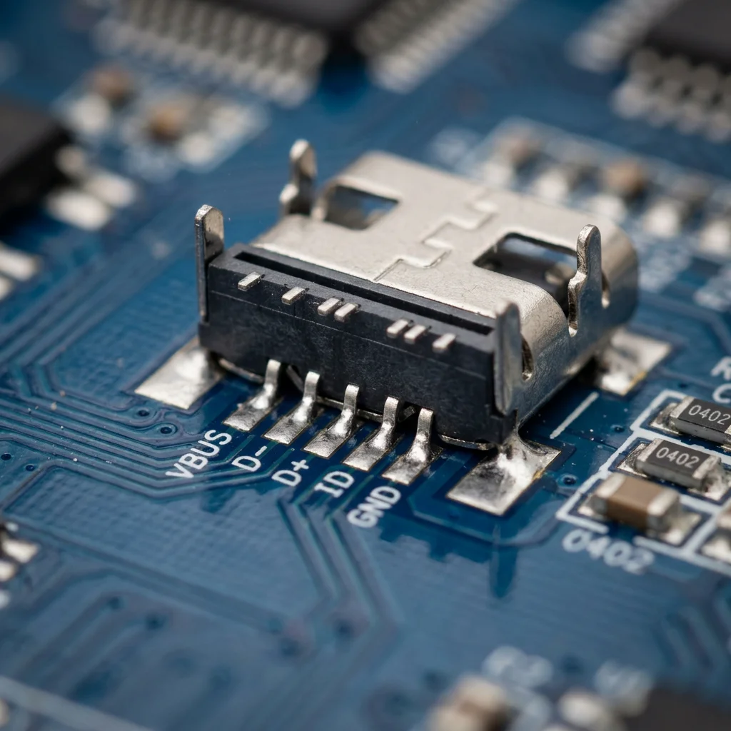8-pin USB Type-C (fuel) plug, used to replace the Type-C charging port plug.