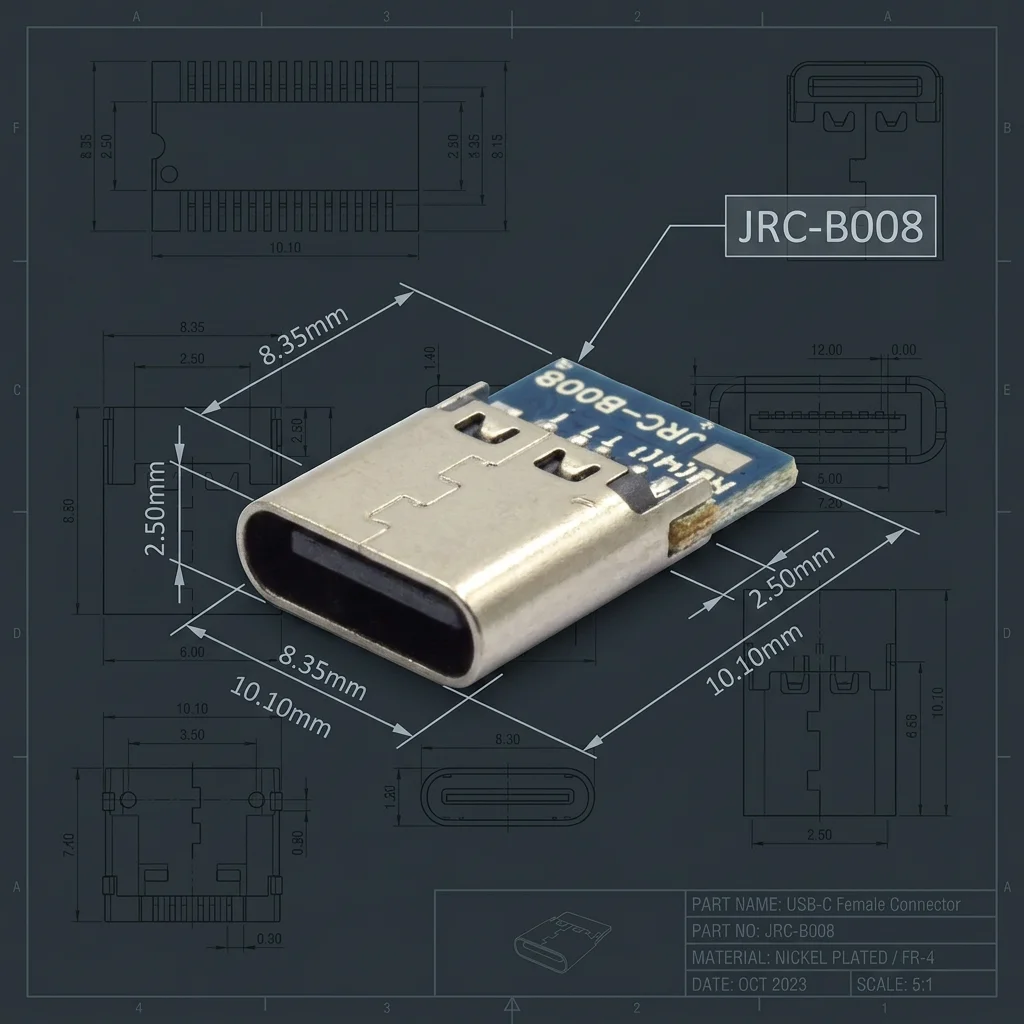 Universal USB Type-C(14-pin) 2A 5V fast charging interface, which can be customized and purchased at the same location.