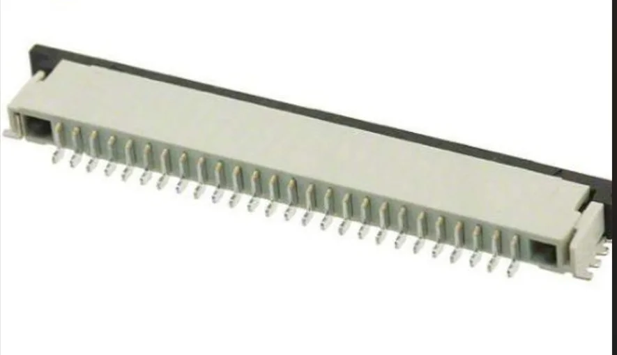 Flexible Holy flat FPC connector, 6-36 pins, spacing of 0.8 mm, used for on-board installation, 200V, resistance of 500M ohms, 2000 PCs/Lulun.