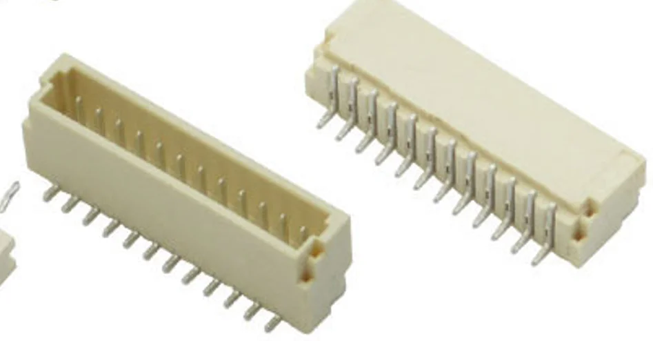 Electronic component 1-84534-3: vertical single-sided connector, 1.25 mm hole, 13 contacts, suitable for flexible FFC/FPC circuit. Available now.
