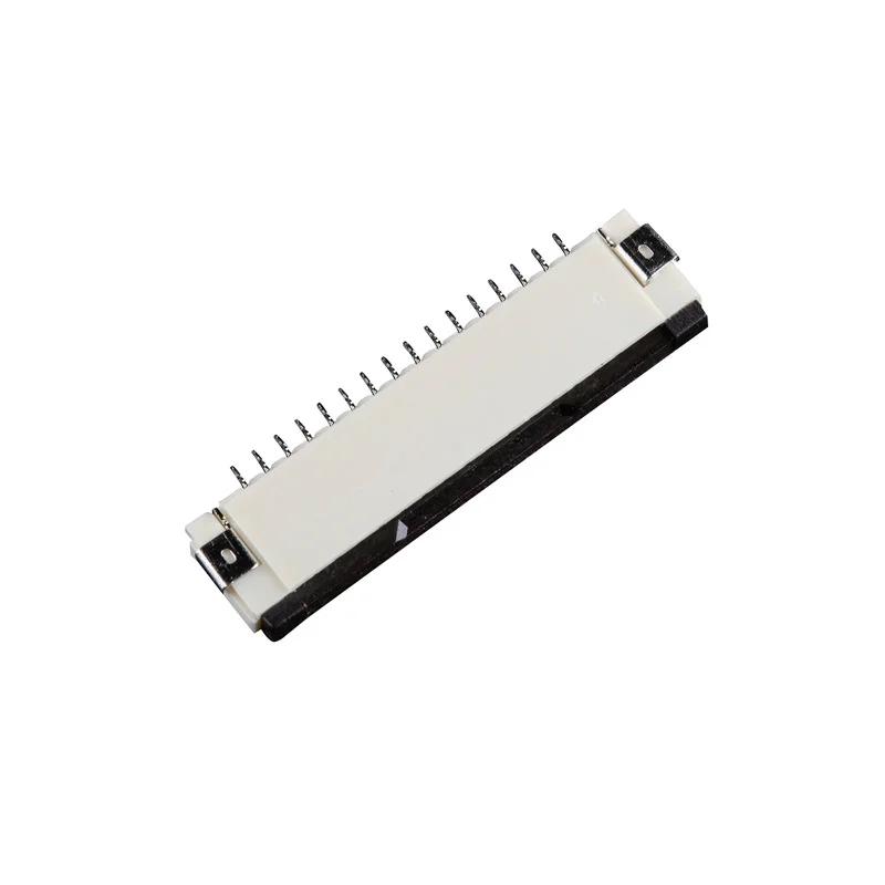 Flat flexible FFC/FPC connector, 0.5 mm,40-pin, with extension cable, socket, which can be connected to the bottom, 4/6/8/10/12/14/16 contacts.