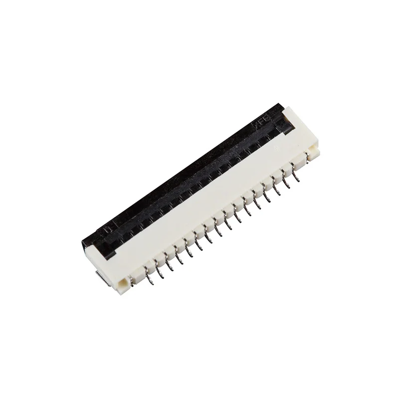 Angular contact FFC/FPC connector 1.5H, with spacing of 0.5mm, used for PCB.