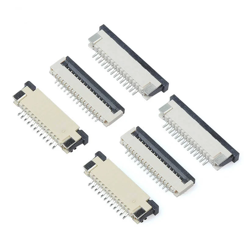 Connector Fpc 12pin 0.5 mm step height = 1.5 mm Ffc, Fpc (Flex) connector.