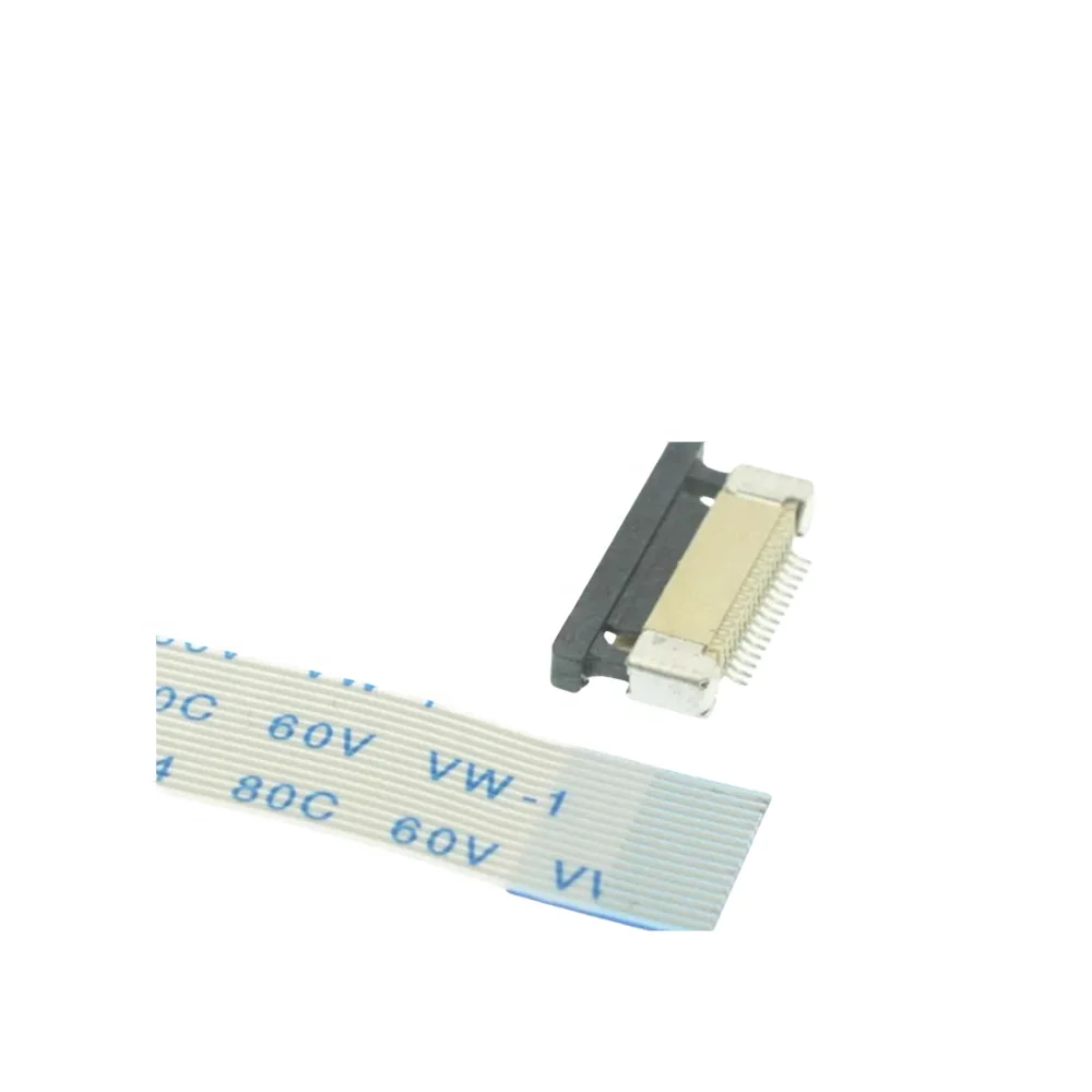 High-quality 6-pin FPC/FFC flat flexible cable connector 0.5 mm high-height spring cover rugged FPC connector.
