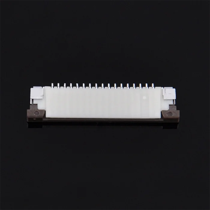 FPC connector 1.0mm, 16 pins, spacing 1.0/0.5/1.25mm, used for connecting boards, SMD type, used for FPC slot of FFC flat cable.