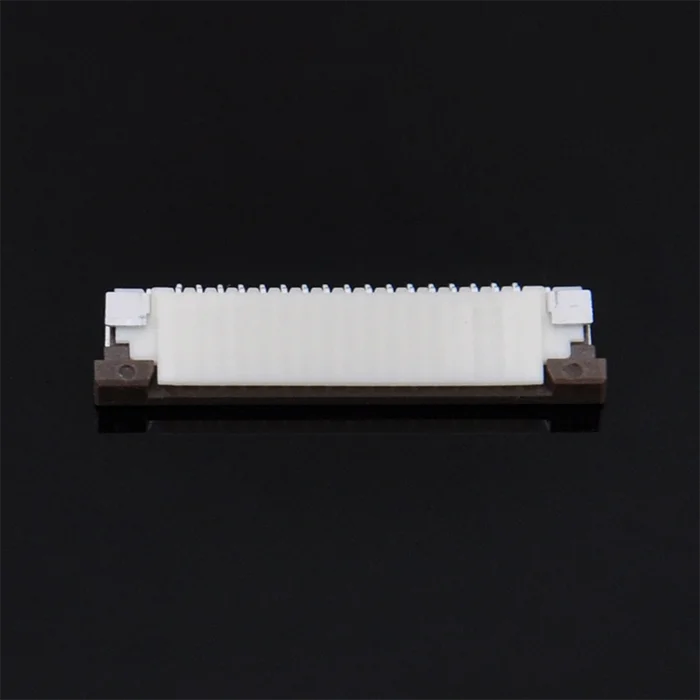 FPC connector 1.0mm, 16 pins, spacing 1.0/0.5/1.25mm, used for connecting boards, SMD type, used for FPC slot of FFC flat cable.
