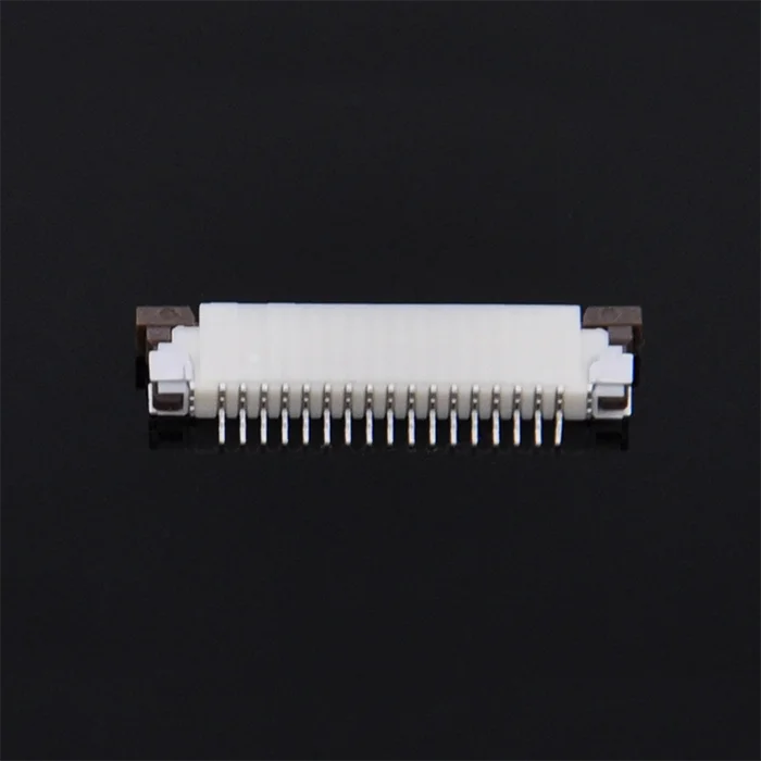 FPC connector 1.0mm, 16 pins, spacing 1.0/0.5/1.25mm, used for connecting boards, SMD type, used for FPC slot of FFC flat cable.