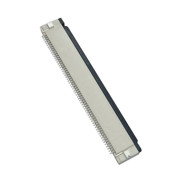 60PIN FPC cable connector 0.5 mm step vertical contact one-way upper cover plane flexible (FFC) connector