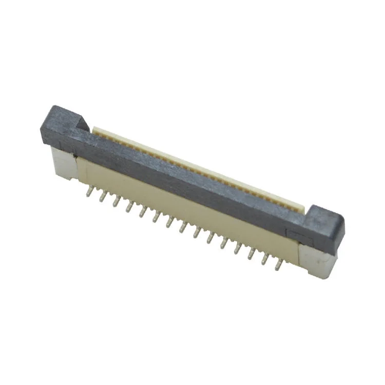 Dual-channel ZIF SMT SMD FFC/FPC slot 0.5 mm 4-50 dual-channel electronic soft slot 16-60 Pin ZIF SMT SMD FPC slot