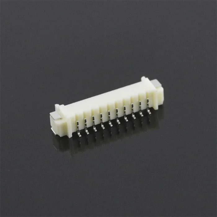 10-pin connector, which is used to insert wires into the board with a spacing of 1.25 mm, and horizontal SMT connector MH1.25 for printed boards.